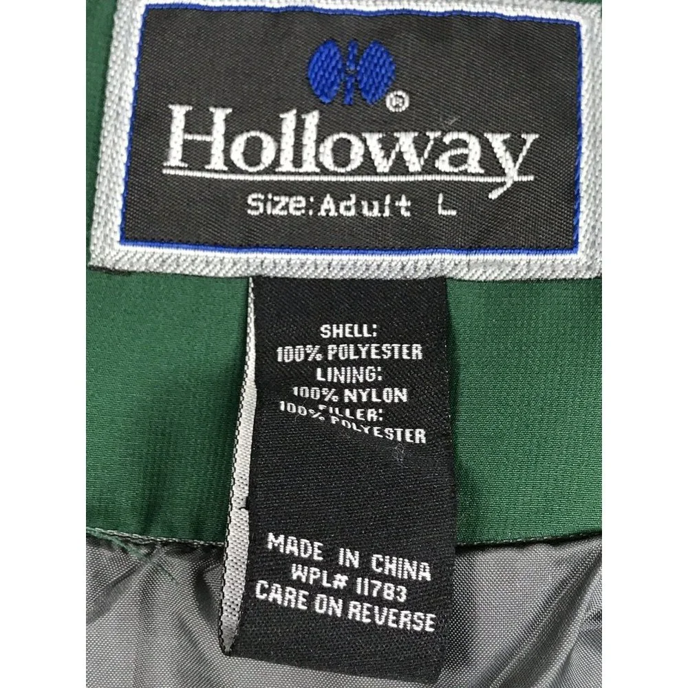 George Washington High School Colorado Mens Green Insulated Jacket Hooded Large‎
